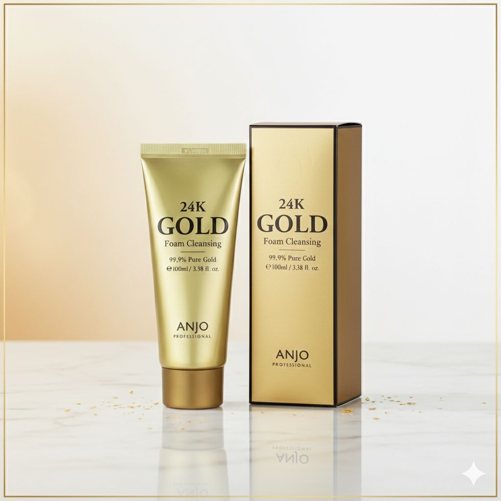 Nettoyant Mousse Or 24K Anjo